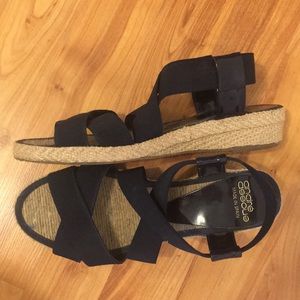 Andre assous -Crisscross Demi-Wedge